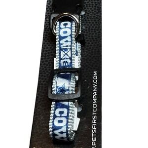 NFL Dallas Cowboys Dog Collar Small Adjustable Pet Official